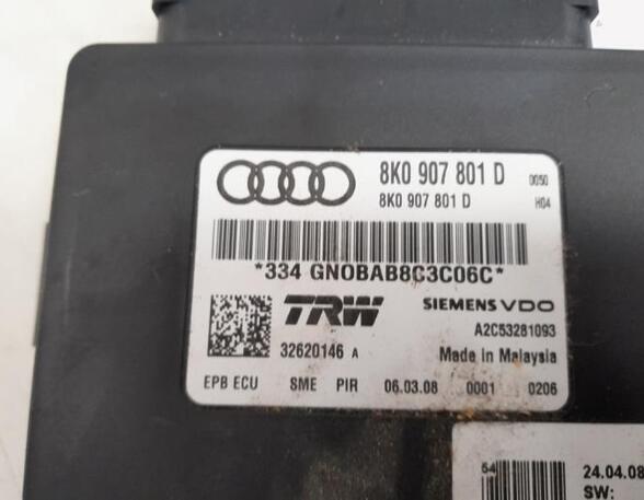 Control unit for fixing brake AUDI A4 Avant (8K5, B8), AUDI A5 Sportback (8TA), AUDI A4 Allroad (8KH, B8)