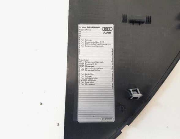 Closing plate AUDI A4 (8K2, B8)