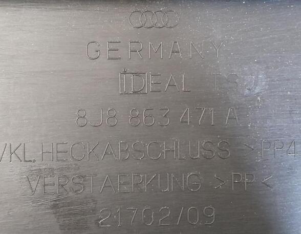 Closing plate AUDI TT (8J3)