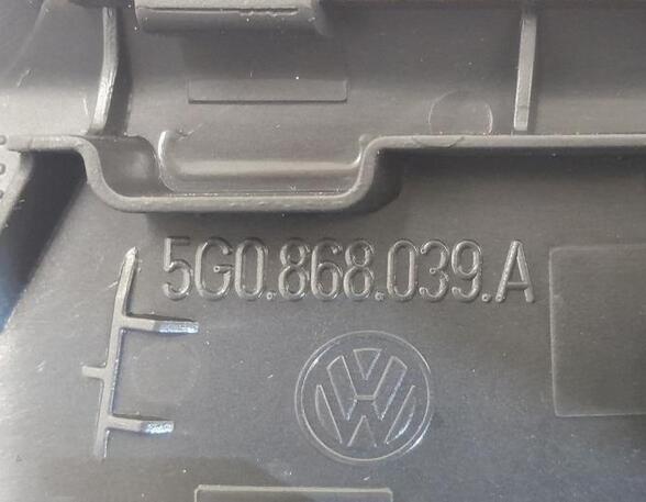 Closing plate VW GOLF VII (5G1, BQ1, BE1, BE2)