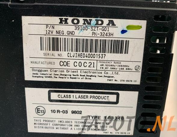 CD-Radio HONDA CR-Z (ZF)