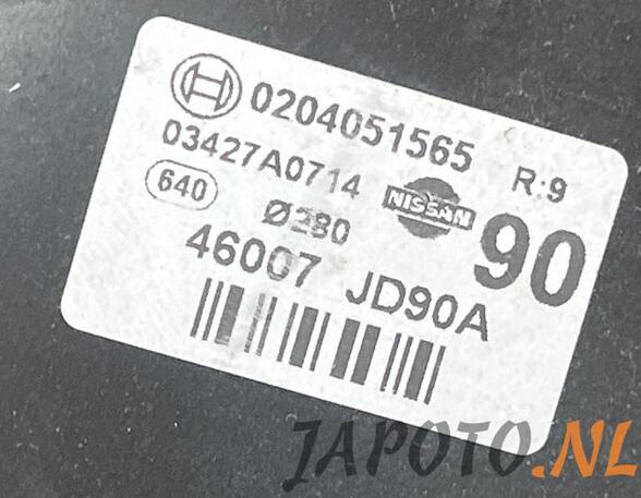 Brake Booster NISSAN QASHQAI / QASHQAI +2 I (J10, NJ10, JJ10E)