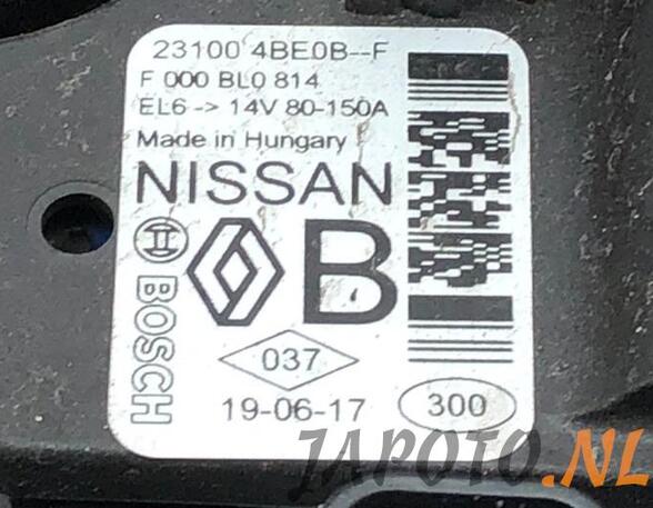 Dynamo (Alternator) NISSAN QASHQAI II SUV (J11, J11_)