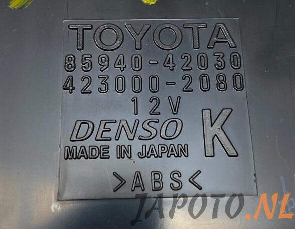 Wiper Interval Relay TOYOTA RAV 4 IV (_A4_)