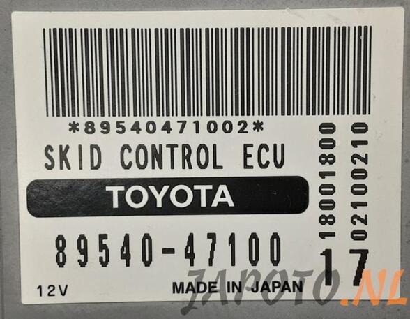 Control unit TOYOTA PRIUS Hatchback (_W2_)