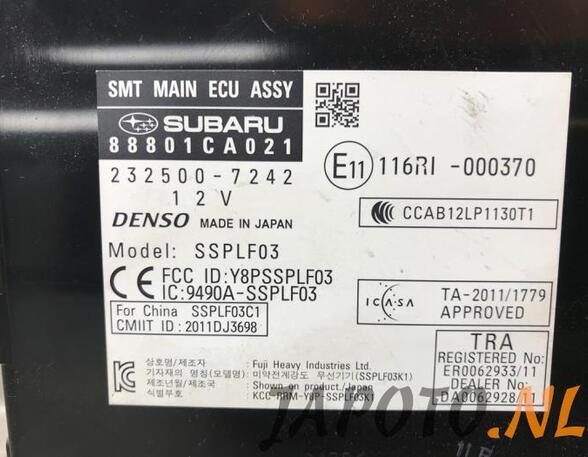 Control unit TOYOTA GT 86 Coupe (ZN6_)