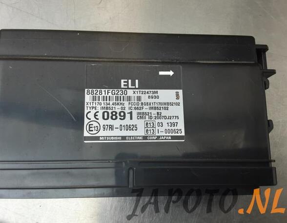 Control unit SUBARU IMPREZA Hatchback (GR, GH, G3), SUBARU IMPREZA Saloon (GE, GV), SUBARU IMPREZA Estate (GG)