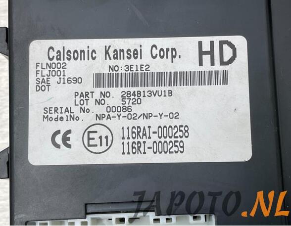 Control unit NISSAN NOTE (E12)