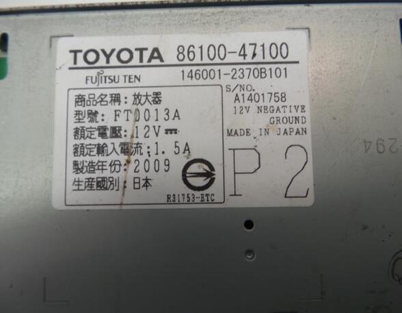 Control unit TOYOTA PRIUS (_W3_)