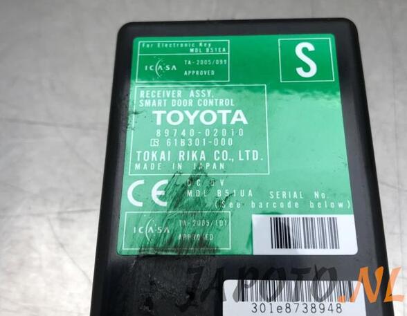 Control unit TOYOTA AURIS (_E15_), TOYOTA AURIS (_E18_), TOYOTA AURIS Estate (_E18_)