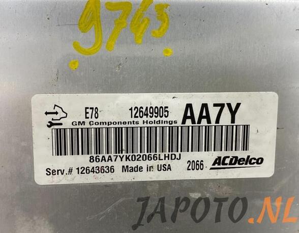 Control unit CHEVROLET AVEO Hatchback (T300), CHEVROLET AVEO / KALOS Hatchback (T250, T255)