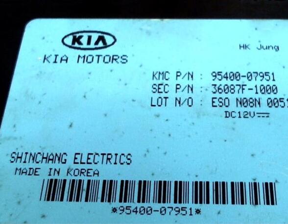 Control unit KIA PICANTO (SA)