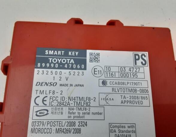 Control unit TOYOTA PRIUS (_W3_)