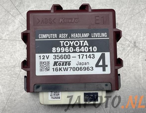 Control unit for headlight range adjustment TOYOTA VERSO (_R2_)