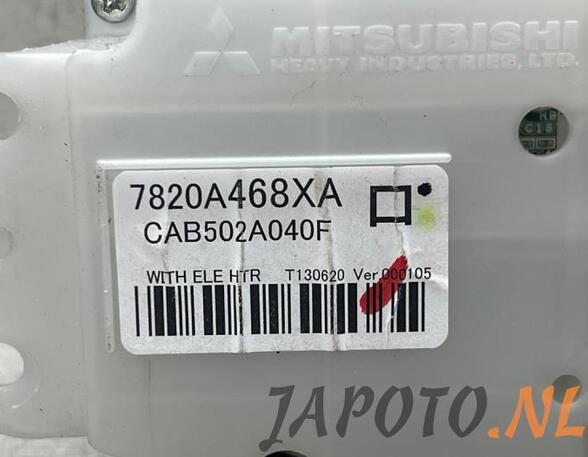 Heating & Ventilation Control Assembly MITSUBISHI OUTLANDER III (GG_W, GF_W, ZJ, ZL, ZK)