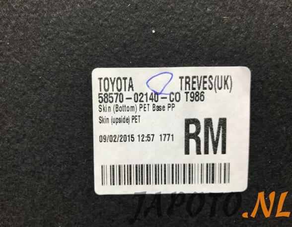 Trunk Floor Mat Carpet TOYOTA AURIS (_E18_), TOYOTA AURIS Estate (_E18_)