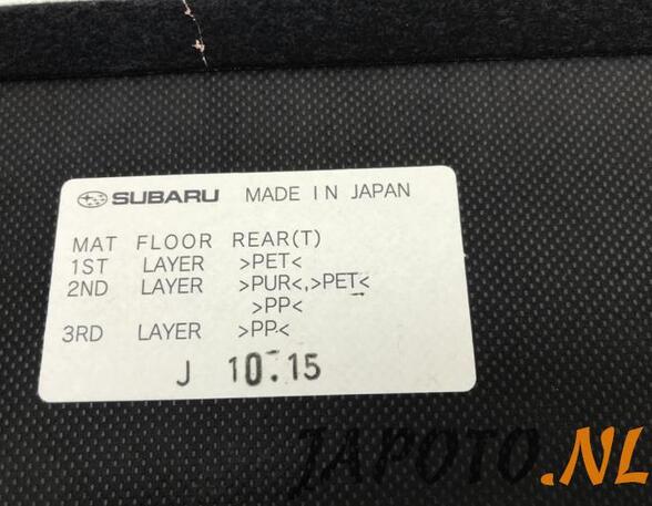 Trunk Floor Mat Carpet SUBARU IMPREZA Hatchback (GR, GH, G3), SUBARU IMPREZA Saloon (GE, GV), SUBARU IMPREZA Estate (GG)