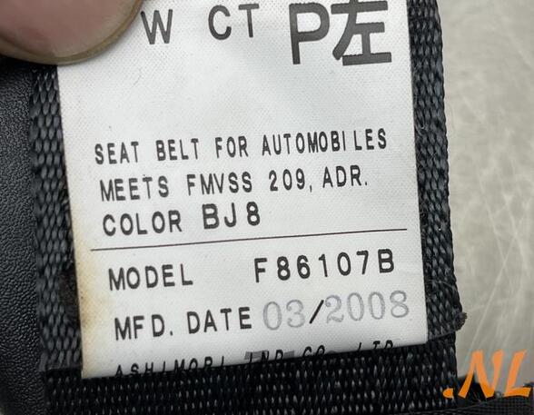 Seat Belt Buckle SUBARU FORESTER (SH_)