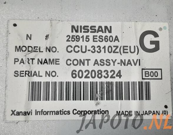 Autonavigatiesysteem NISSAN MURANO I (Z50), NISSAN MURANO II (Z51)