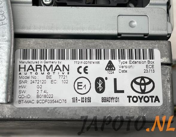 Navigation System TOYOTA GT 86 Coupe (ZN6_)