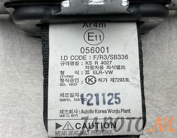 Safety Belts KIA SPORTAGE (SL)