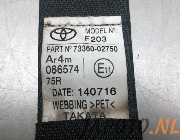 Safety Belts TOYOTA AURIS (_E18_), TOYOTA AURIS Estate (_E18_), TOYOTA AURIS (_E15_)