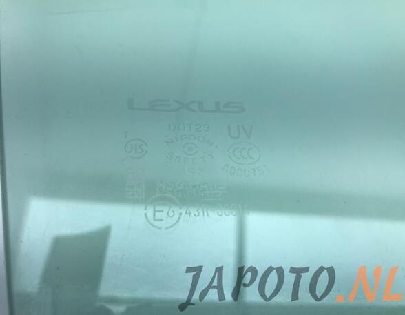 Door Glass LEXUS CT (ZWA10_)