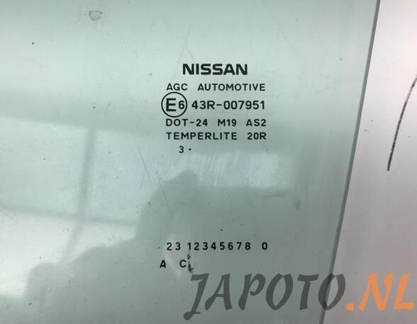 
Türscheibe 4-türig links vorne von einem Nissan Juke
