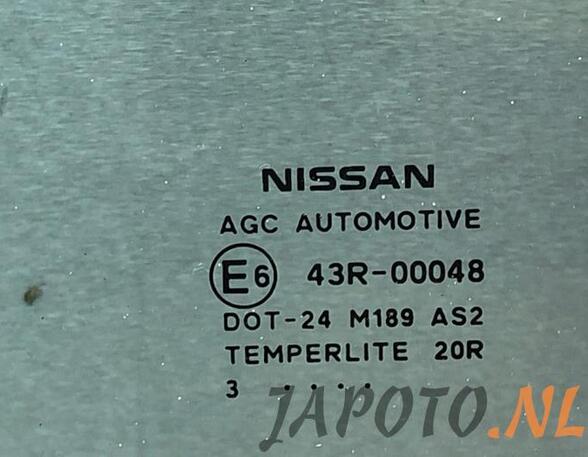 
Türscheibe 4-türig links vorne von einem Nissan Note
