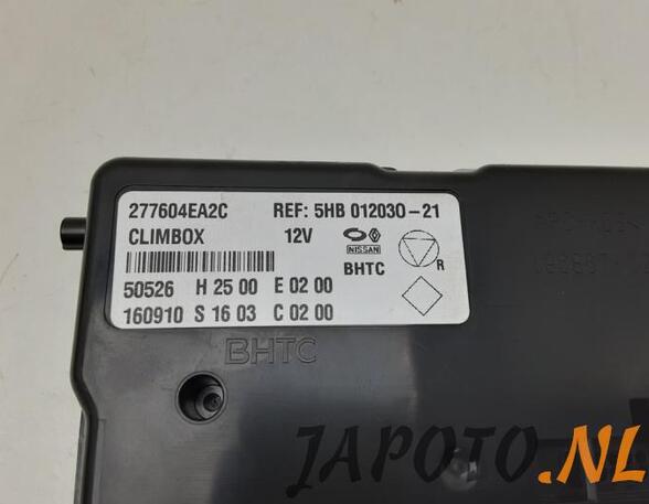 Control unit for air conditioning NISSAN QASHQAI II SUV (J11, J11_)