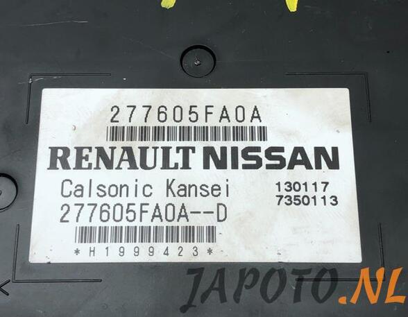 Control unit for air conditioning NISSAN MICRA V (K14)