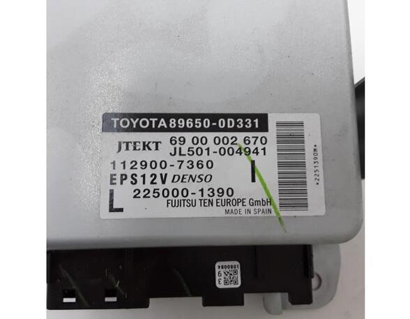 Control unit for power steering TOYOTA YARIS (_P13_)