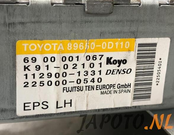 Control unit for power steering TOYOTA YARIS (_P9_)