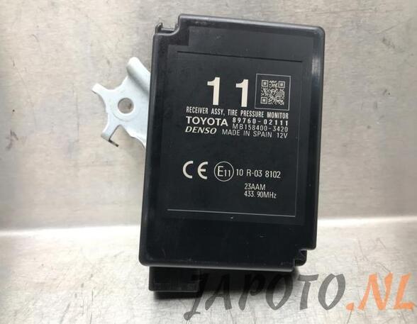 Control unit for tyre pressure control system TOYOTA AURIS (_E18_), TOYOTA AURIS Estate (_E18_)