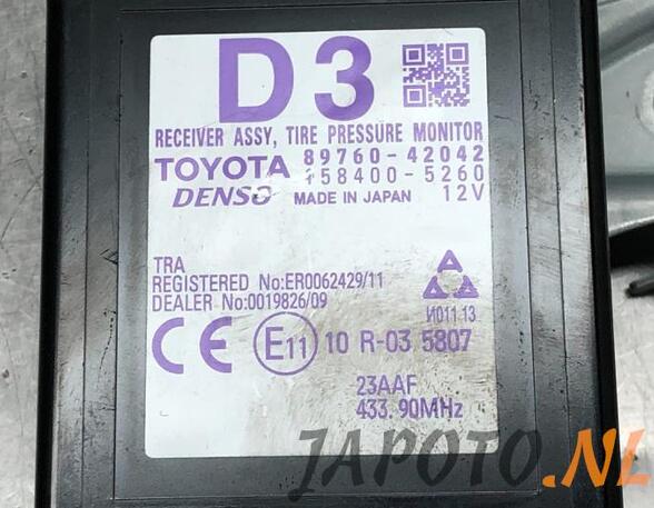 Regeleenheid controlesysteem bandenspanning TOYOTA RAV 4 IV (_A4_)