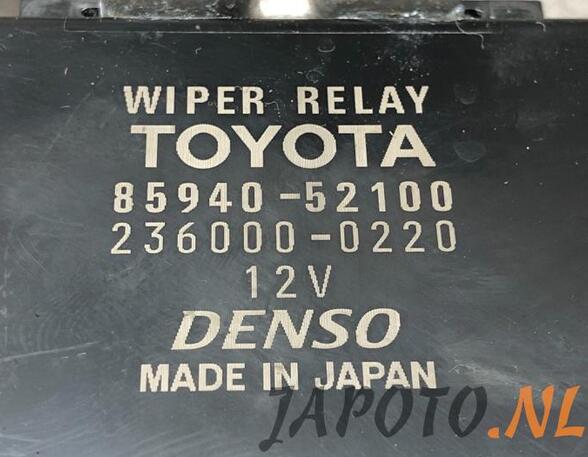 Wash Wipe Interval Relay TOYOTA YARIS (_P21_, _PA1_, _PH1_)