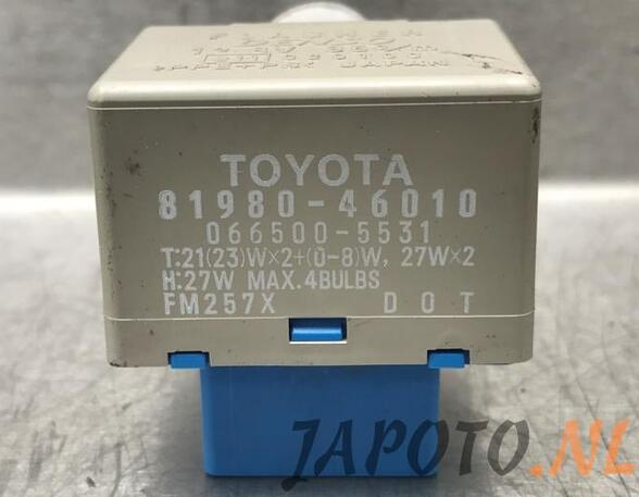 Wash Wipe Interval Relay TOYOTA IQ (_J1_)