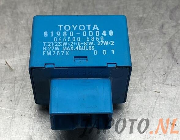 Wash Wipe Interval Relay TOYOTA AURIS (_E15_), TOYOTA AURIS (_E18_), TOYOTA AURIS Estate (_E18_)