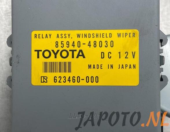 Wash Wipe Interval Relay LEXUS RX (_U3_)