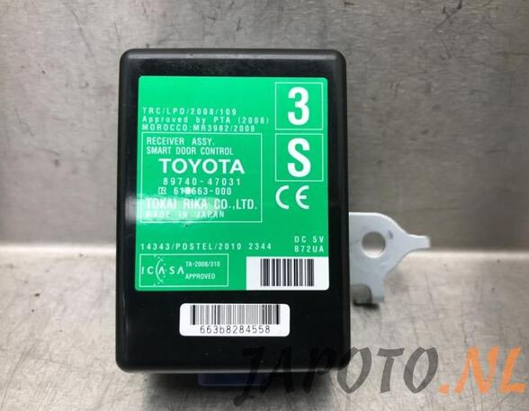 Centrale vergrendeling TOYOTA PRIUS PLUS (_W4_), TOYOTA Prius Plus (_W4_)