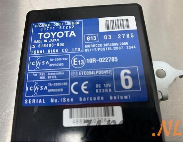 Central Locking System TOYOTA IQ (_J1_)