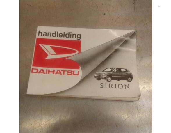 Operation manual DAIHATSU SIRION (M1)