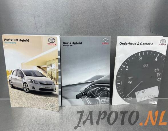 Handleiding TOYOTA AURIS (_E15_), TOYOTA AURIS (_E18_), TOYOTA AURIS Estate (_E18_)