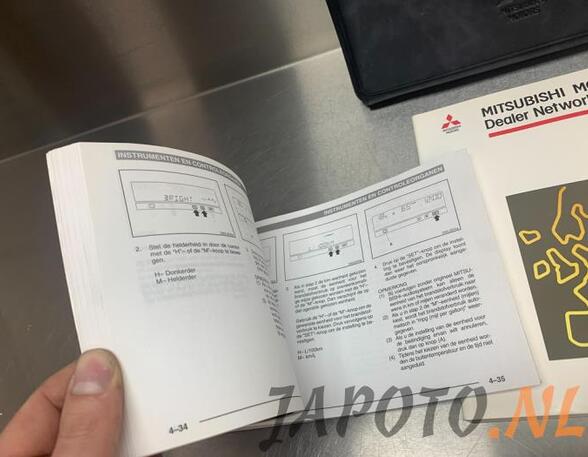 Operation manual MITSUBISHI CARISMA (DA_)