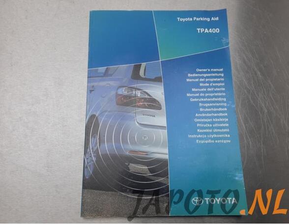 Operation manual TOYOTA PRIUS Hatchback (_W2_)