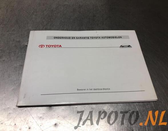 Operation manual TOYOTA STARLET (_P9_)