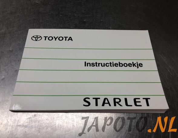 Operation manual TOYOTA STARLET (_P9_)