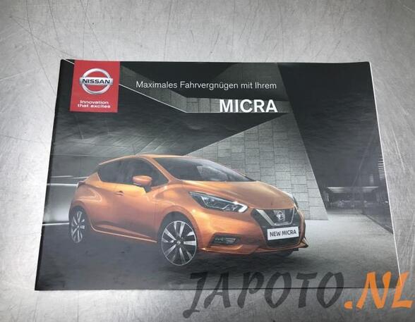 Operation manual NISSAN MICRA V (K14)