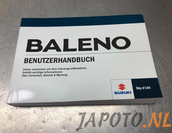 Operation manual SUZUKI BALENO (FW, EW)