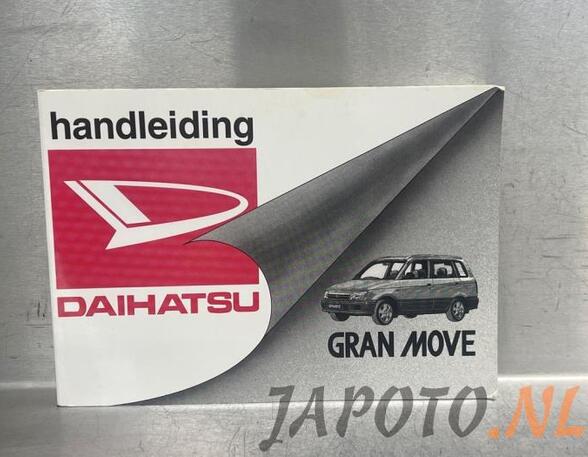 Operation manual DAIHATSU GRAN MOVE (G3)